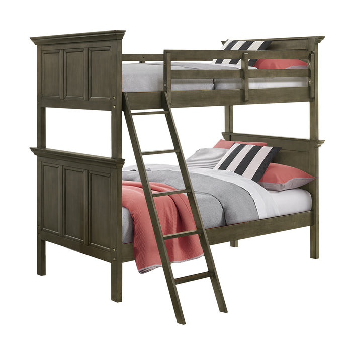 San Mateo Youth Twin over Twin Bunk Bed - Dream Home Furniture & Mattress (Waite Park, MN)
