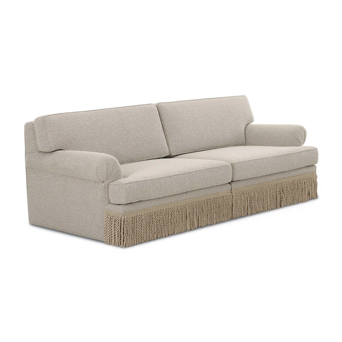 Yvette 92" Warm Grey Performance Boucle Sofa