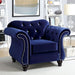 Jolanda Chair Blue & Grey - Dream Home Furniture & Mattress (Waite Park, MN)