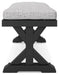 Beachcroft Outdoor Bench with Cushion - Dream Home Furniture & Mattress (Waite Park, MN)