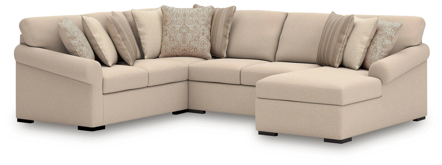 LadyMae Sectional with Chaise - Dream Home Furniture & Mattress (Waite Park, MN)