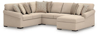 LadyMae Sectional with Chaise - Dream Home Furniture & Mattress (Waite Park, MN)