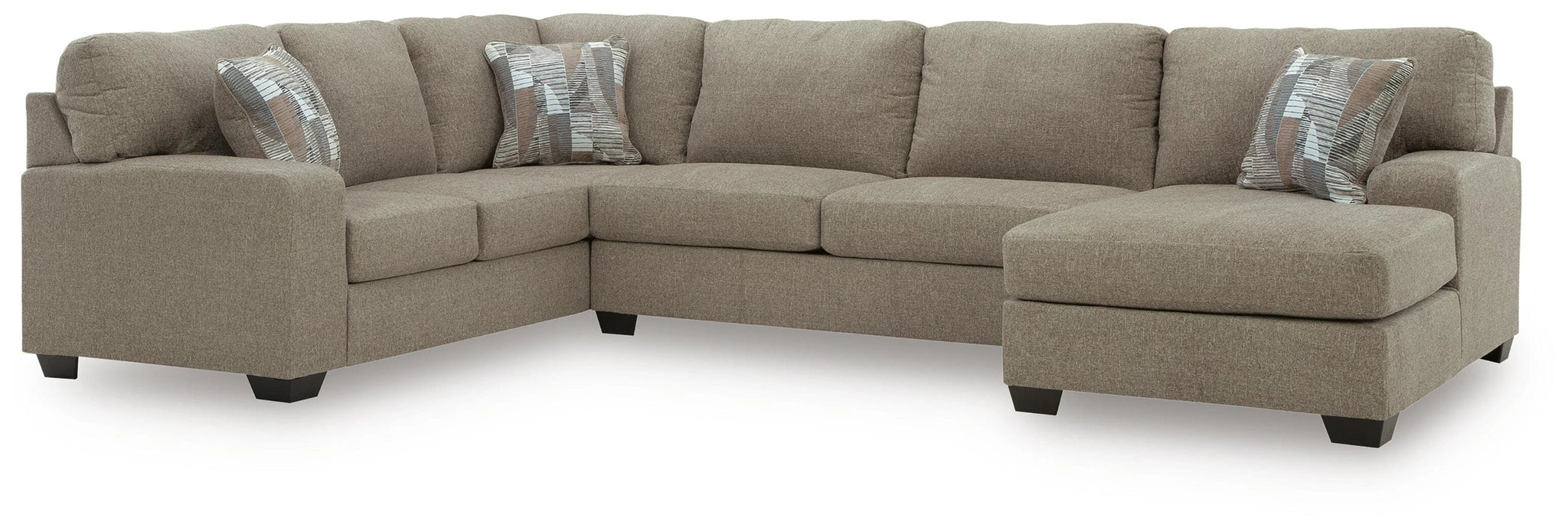 Newellen Sleeper Sectional with Chaise - Dream Home Furniture & Mattress (Waite Park, MN)