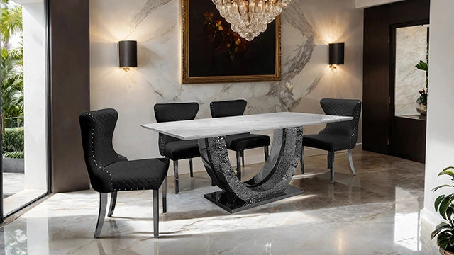 Portanova 7 Pc Dining Table Set - Dream Home Furniture & Mattress (Waite Park, MN)