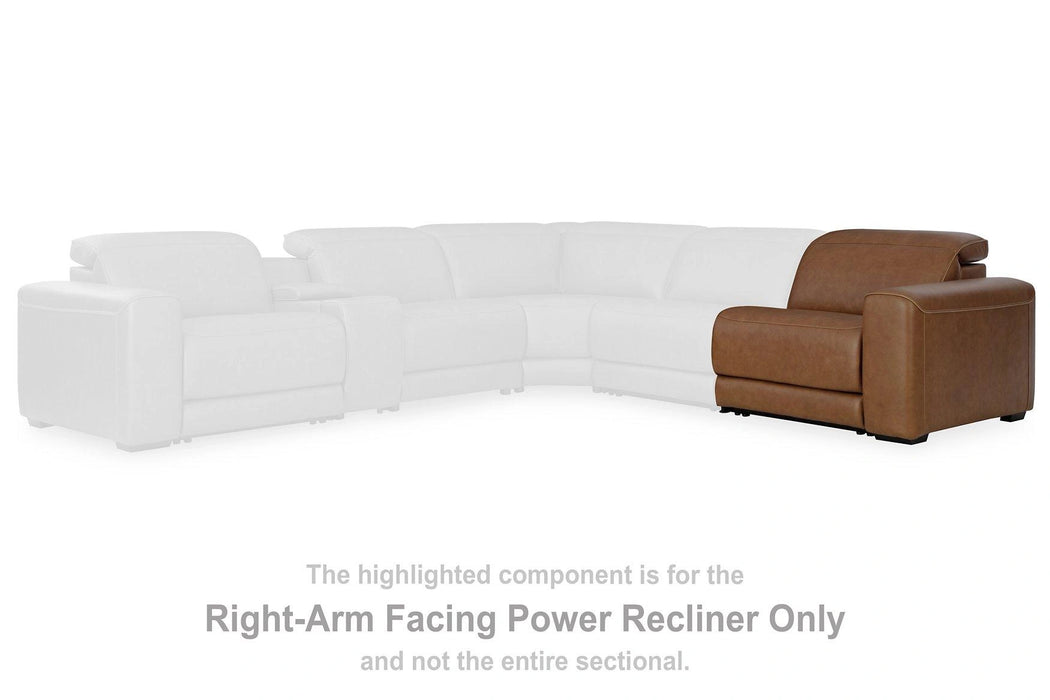 Magic Man Power Reclining Sectional Sofa - Dream Home Furniture & Mattress (Waite Park, MN)