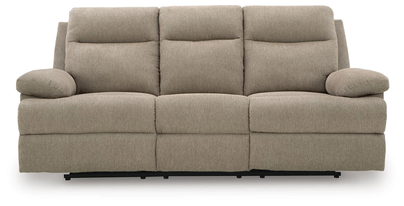 Side-Swipe Reclining Sofa with Drop Down Table - Dream Home Furniture & Mattress (Waite Park, MN)