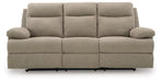 Side-Swipe Reclining Sofa with Drop Down Table - Dream Home Furniture & Mattress (Waite Park, MN)