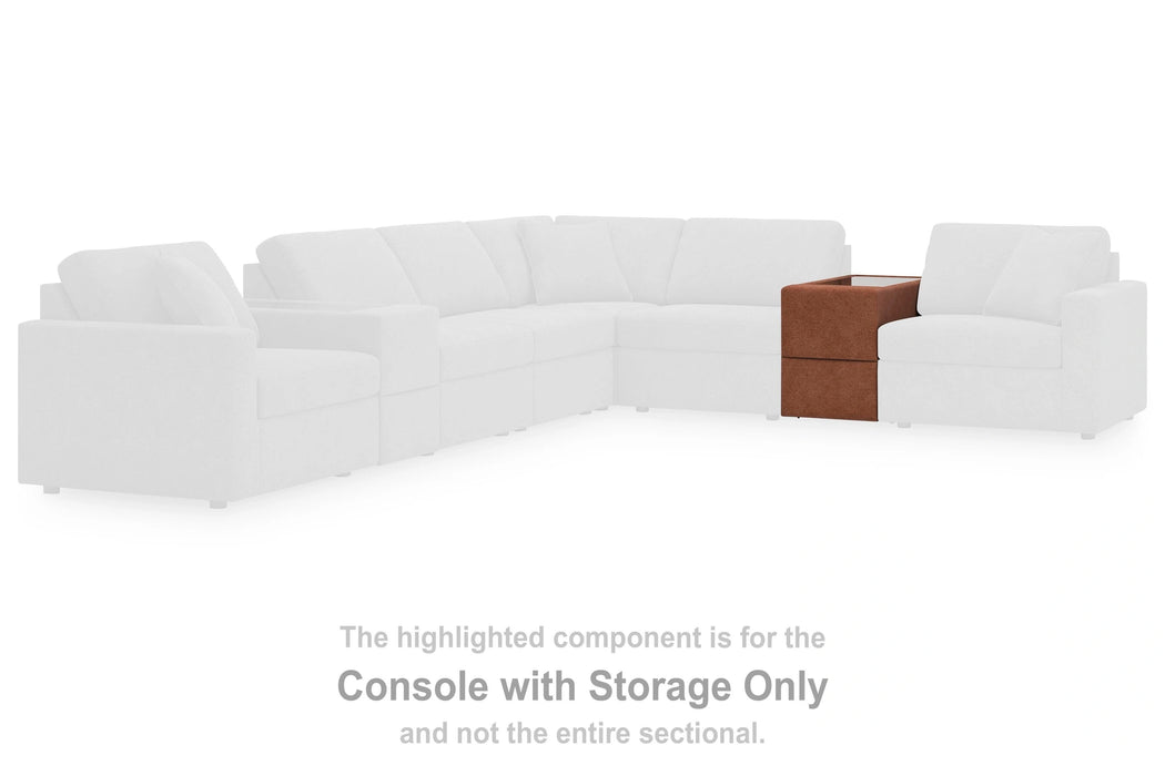 Modmax Balanced Sectional with Audio and Storage Consoles - Dream Home Furniture & Mattress (Waite Park, MN)