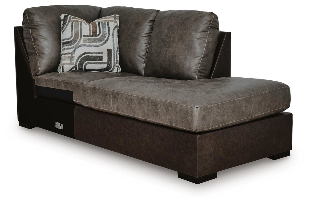 Castille Way Sleeper Sectional with Chaise - Dream Home Furniture & Mattress (Waite Park, MN)