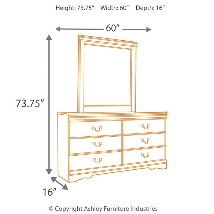 Huey Vineyard Dresser and Mirror - Dream Home Furniture & Mattress (Waite Park, MN)