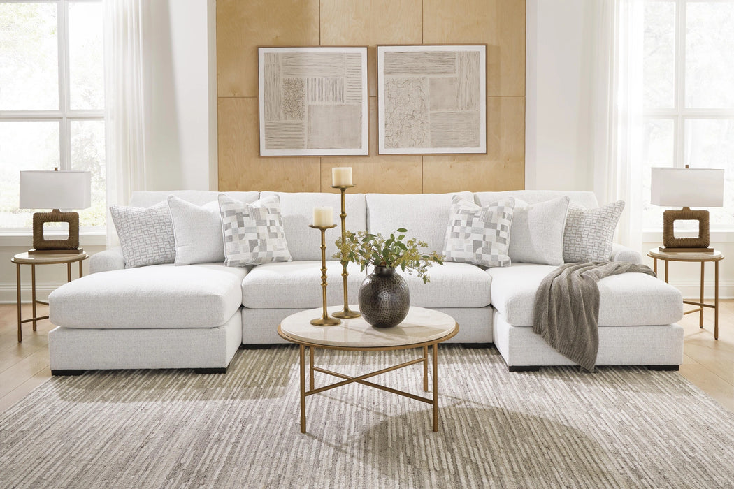 Misty-Lakes Double Chaise Sectional - Dream Home Furniture & Mattress (Waite Park, MN)