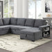 Stockwell Sleeper Sofa Sectional - Dream Home Furniture & Mattress (Waite Park, MN)