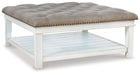 Kanwyn Upholstered Ottoman Coffee Table - Dream Home Furniture & Mattress (Waite Park, MN)