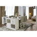 Sutton Antique White Counter Ht. Table - Dream Home Furniture & Mattress (Waite Park, MN)