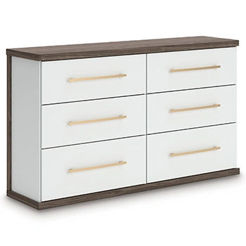 Kendanport Dresser and Mirror - Dream Home Furniture & Mattress (Waite Park, MN)