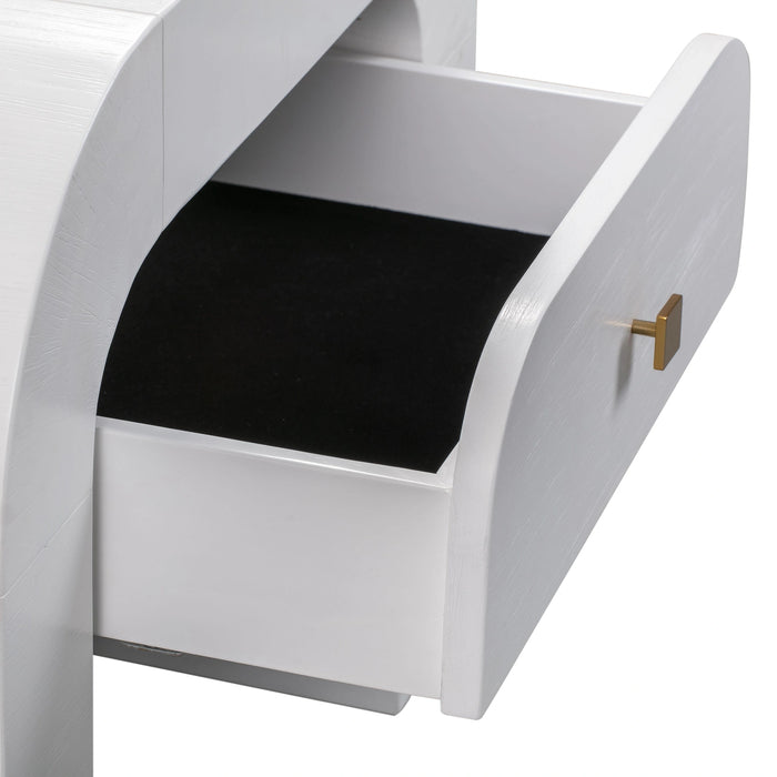 Hump 26" Arched Nightstand With Drawer