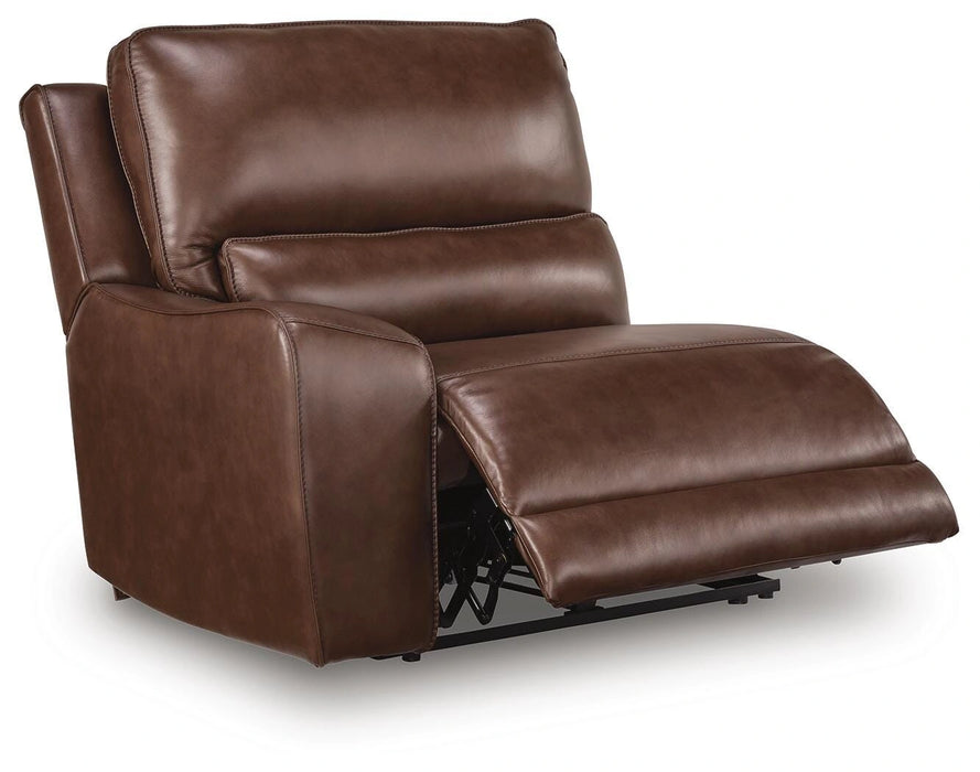 DeepWakes Power Reclining Sectional with Chaise - Dream Home Furniture & Mattress (Waite Park, MN)