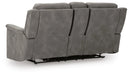Next-Gen DuraPella Power Reclining Loveseat with Console - Dream Home Furniture & Mattress (Waite Park, MN)