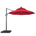 Nuti 10 Ft Round Umbrella w/ LED Light + 37" Large Base - Dream Home Furniture & Mattress (Waite Park, MN)