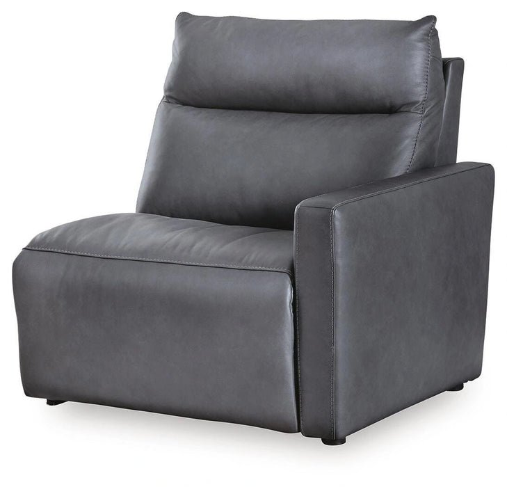 ModZ Power Reclining Sectional with Audio Consoles - Dream Home Furniture & Mattress (Waite Park, MN)