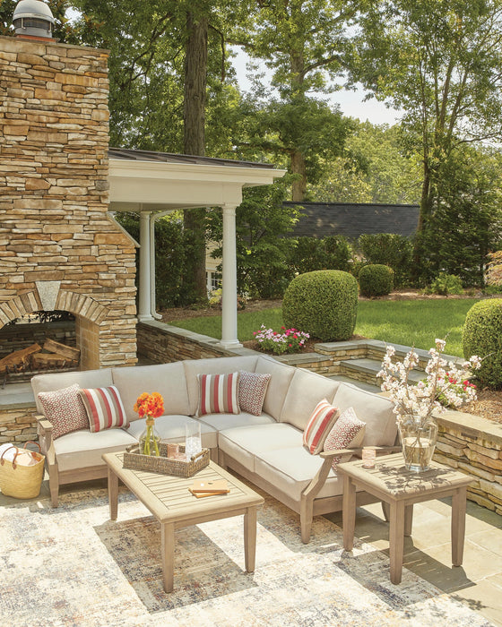 Clare View Outdoor Sectional - Dream Home Furniture & Mattress (Waite Park, MN)