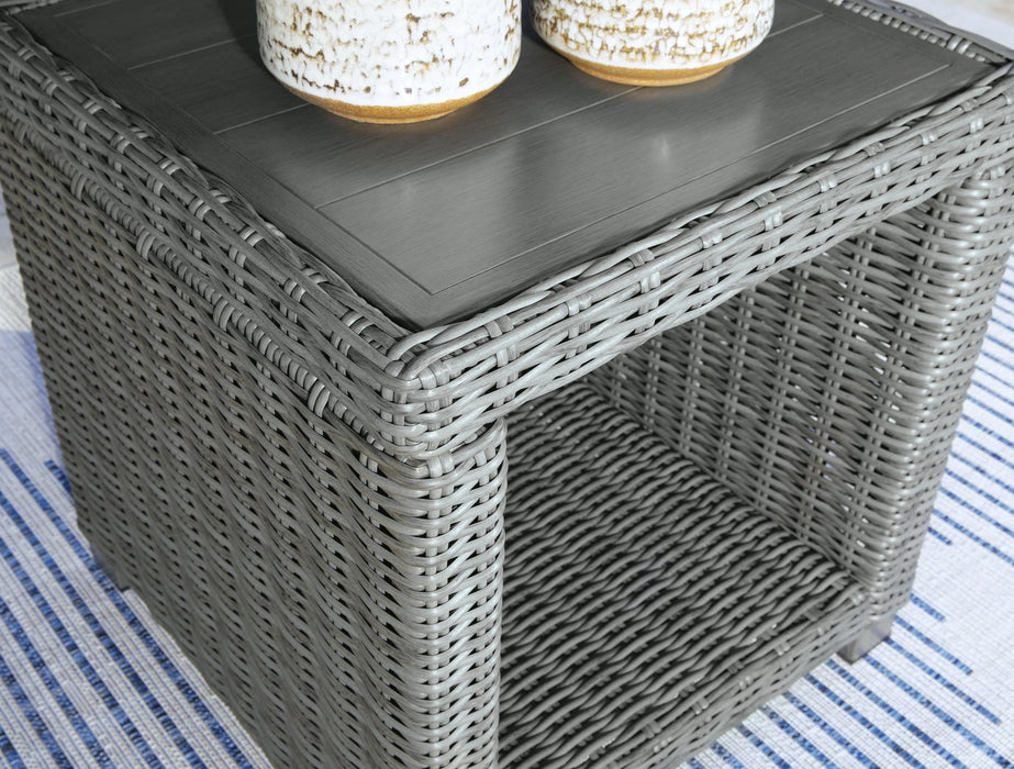 Elite Park Outdoor End Table - Dream Home Furniture & Mattress (Waite Park, MN)