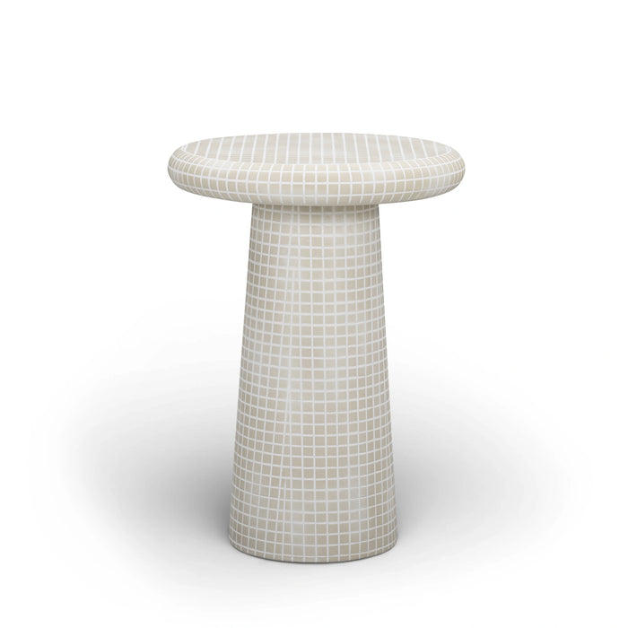 Monica Tiled Pattern Indoor/Outdoor Side Table