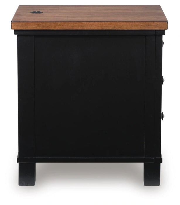 Wildenauer Chairside End Table - Dream Home Furniture & Mattress (Waite Park, MN)
