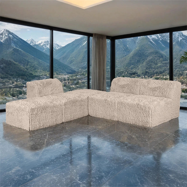 Nappi L-Sectional (Compressed Foam) - Dream Home Furniture & Mattress (Waite Park, MN)