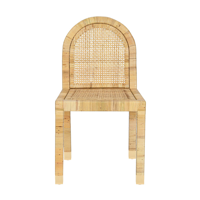 Amara Cream Contract-Grade Linen Dining Chair