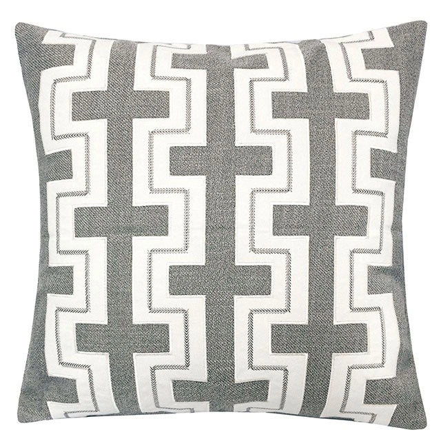 Kari Silver 20" X 20" Pillow, Silver - Dream Home Furniture & Mattress (Waite Park, MN)