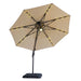 Nuti 10 Ft Round Umbrella w/ LED Light + 37" Large Base - Dream Home Furniture & Mattress (Waite Park, MN)