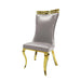 Palazzo Gold Chair (2/CTN) - Dream Home Furniture & Mattress (Waite Park, MN)