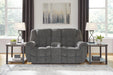Foreside Reclining Loveseat with Console - Dream Home Furniture & Mattress (Waite Park, MN)