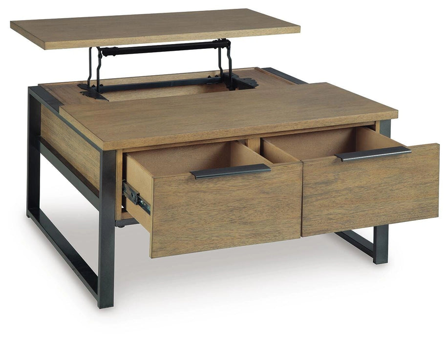 Montia Lift-Top Coffee Table - Dream Home Furniture & Mattress (Waite Park, MN)