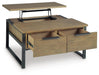 Montia Lift-Top Coffee Table - Dream Home Furniture & Mattress (Waite Park, MN)
