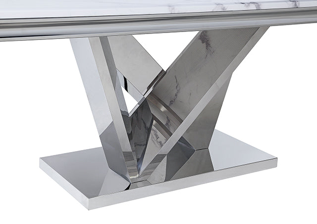 Valdevers 7 Pc Dining Table Set - Dream Home Furniture & Mattress (Waite Park, MN)