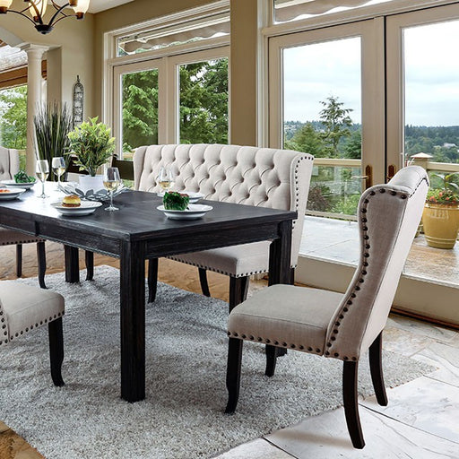 Sania 7 Pc Dining Table Set - Dream Home Furniture & Mattress (Waite Park, MN)