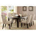 Sania 7 Pc Dining Table Set Black - Dream Home Furniture & Mattress (Waite Park, MN)