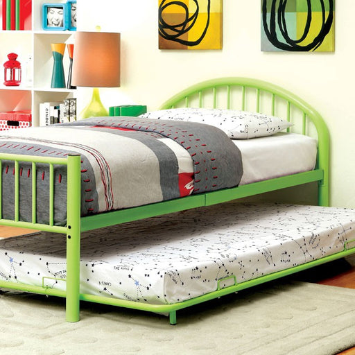 Rainbow Full Bed Black, White, Silver, Black, & Green - Dream Home Furniture & Mattress (Waite Park, MN)
