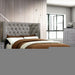 Cayla Cal.King, E.King, & Queen Bed Silver & Grey - Dream Home Furniture & Mattress (Waite Park, MN)