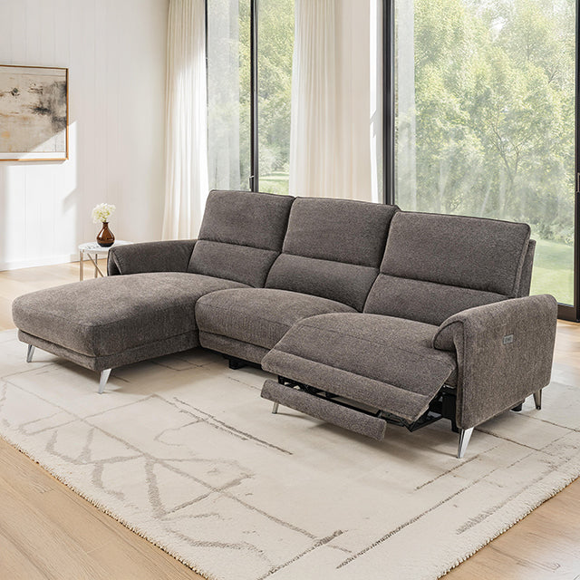 Brande Power Sectional, Left Chaise - Dream Home Furniture & Mattress (Waite Park, MN)