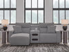 Modmax Power Reclining Sectional with Chaise - Dream Home Furniture & Mattress (Waite Park, MN)