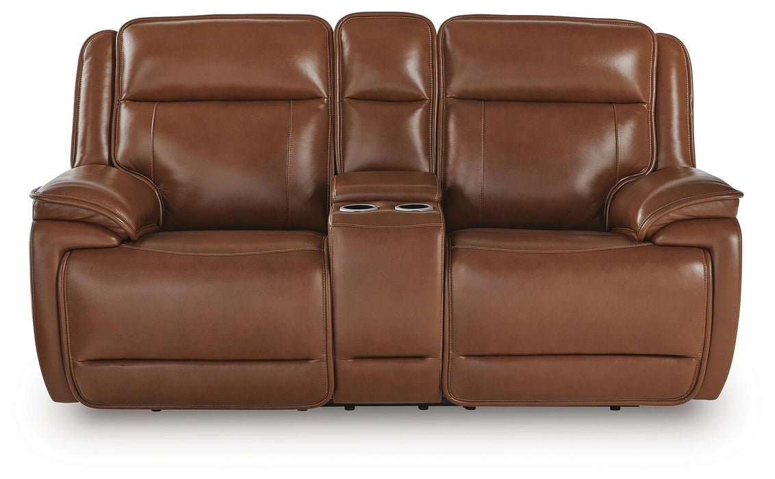 Healy Pier Power Reclining Loveseat with Console - Dream Home Furniture & Mattress (Waite Park, MN)