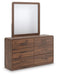 Fortlorn Dresser and Mirror - Dream Home Furniture & Mattress (Waite Park, MN)