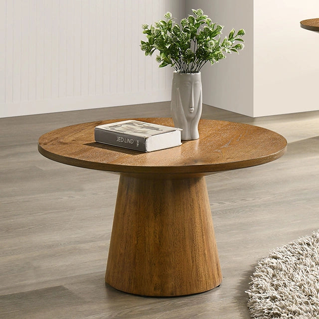 Halewood 29" Round Cocktail Table - Dream Home Furniture & Mattress (Waite Park, MN)