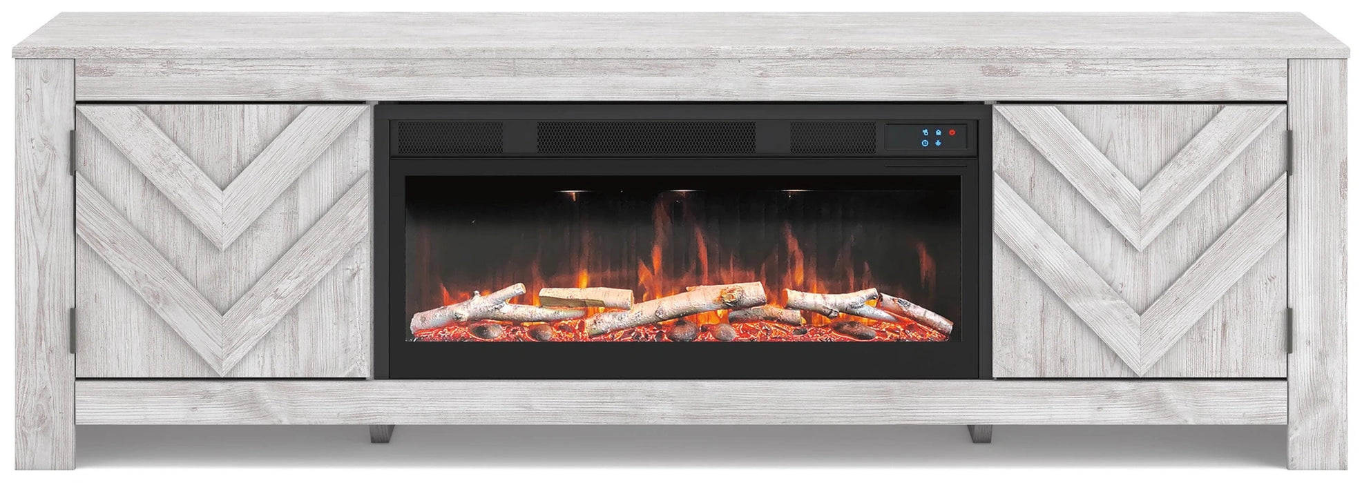 Cayboni 71" TV Stand with Electric Fireplace - Dream Home Furniture & Mattress (Waite Park, MN)