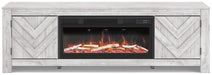 Cayboni 71" TV Stand with Electric Fireplace - Dream Home Furniture & Mattress (Waite Park, MN)