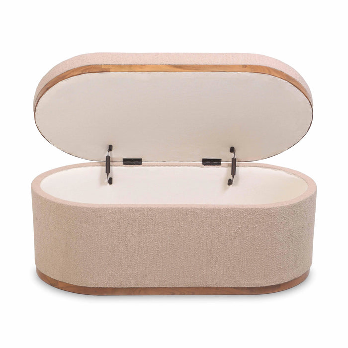Olivier Oval Storage Ottoman