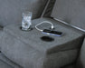 Side-Swipe Reclining Sofa with Drop Down Table - Dream Home Furniture & Mattress (Waite Park, MN)